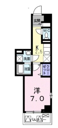 アヴニール山手Ⅱの物件間取画像